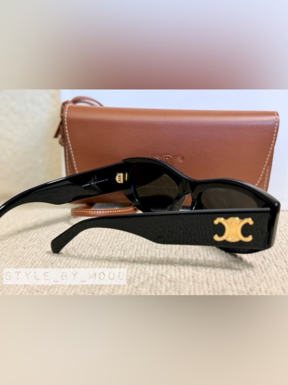 NWT CELINE Sunglasses CL 40308U 01A Black-Gold/Dark Gray For Men Women - Picture 3 of 9